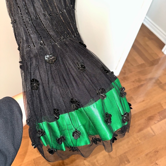 Valentino mini dress black and green - Picture 2 of 5